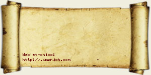 Mila Debeljak vizit kartica